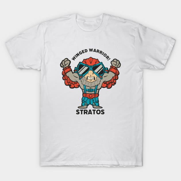 Adorable Stratos He Man Toy 1980 T-Shirt by Chris Nixt